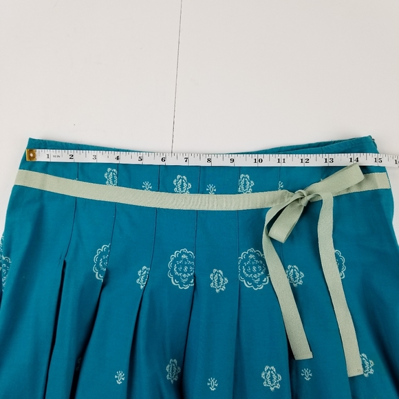 Cotton Express skirt with ribbon and sequins sz M - Picture 6 of 7